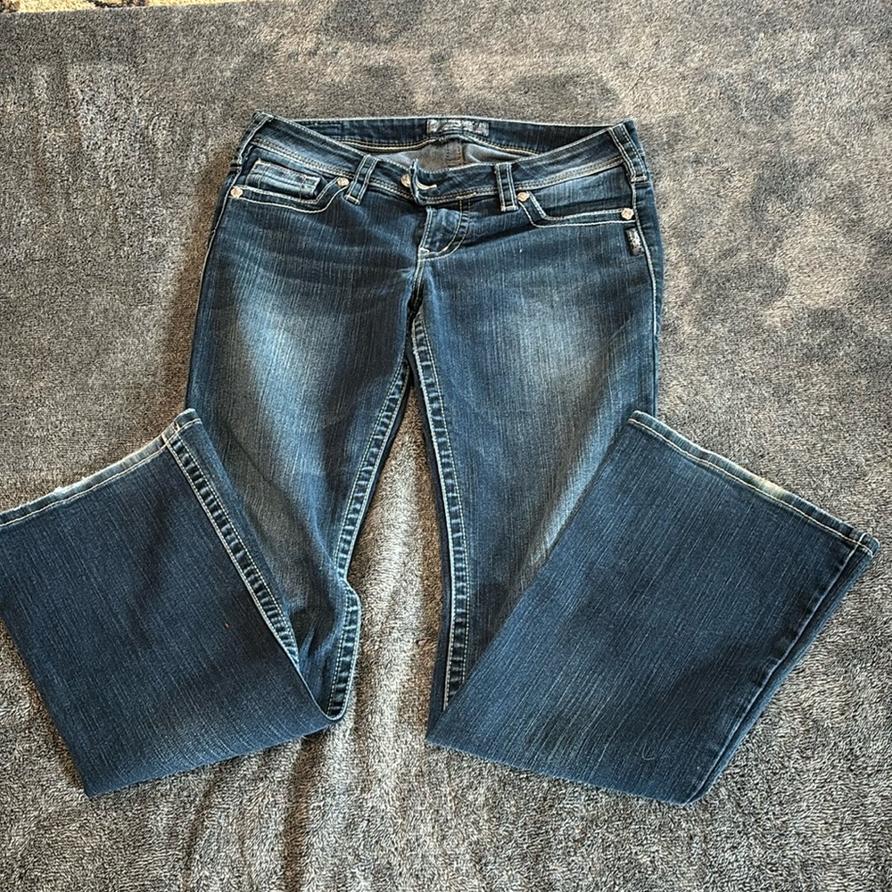 Silver jeans